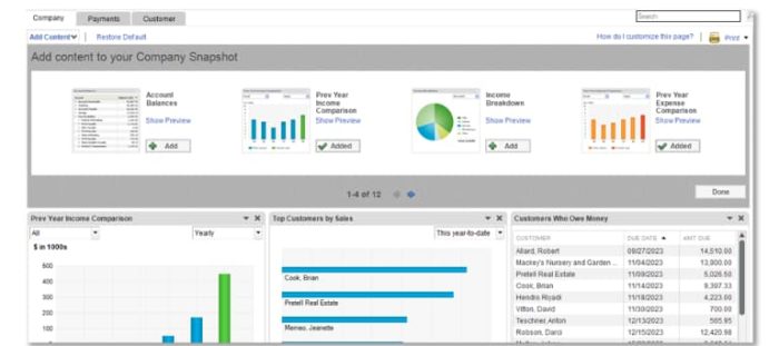 QuickBooks Online Comprehensive Reports