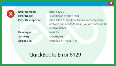 QuickBooks Error Code 6129
