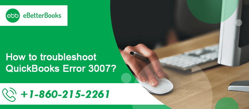 Quickbooks error code 3007