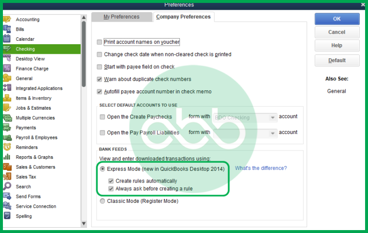 Fix QuickBooks Error OLSU 1013 with Company Cache File 6 Express mode (new in quickbook desktop 2014)
