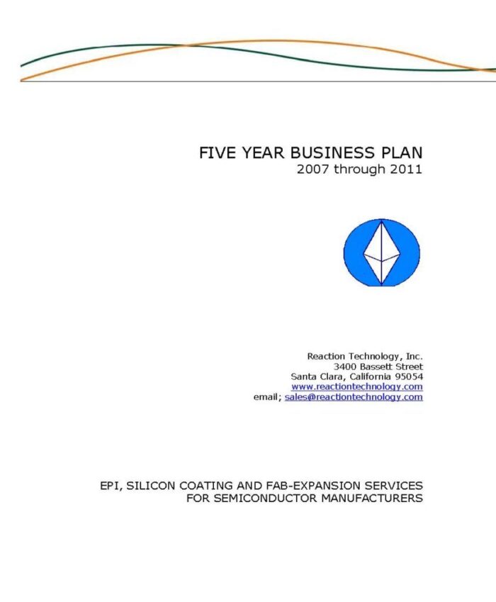 How To Write A Business Plan Cover Page An Examples EBetterBooks