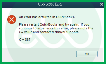 How to Resolve QuickBooks Error C=387? | eBetterBooks