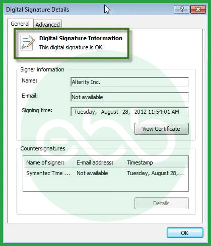 Download and install digital signature certificate