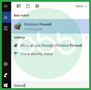 Windows Firewall Search