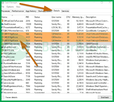 End QuickBooks Processes