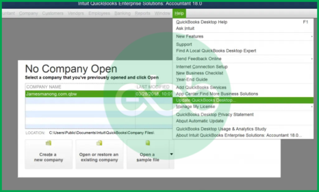 Update QuickBooks desktop