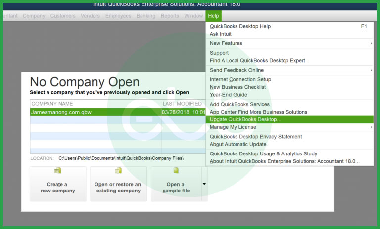 QuickBooks Desktop Update