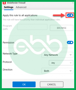 Configure bitdefender to-allow-quickbooks desktop communication
