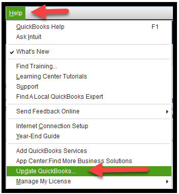 Update QuickBooks desktop to Latest
