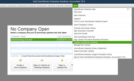 Update QuickBooks Desktop