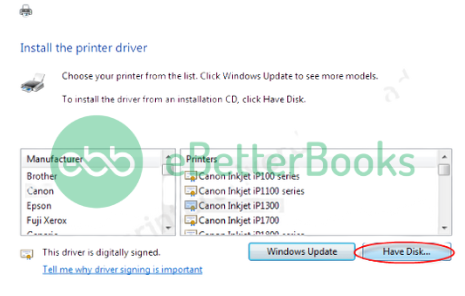 Install the Printer Drivers