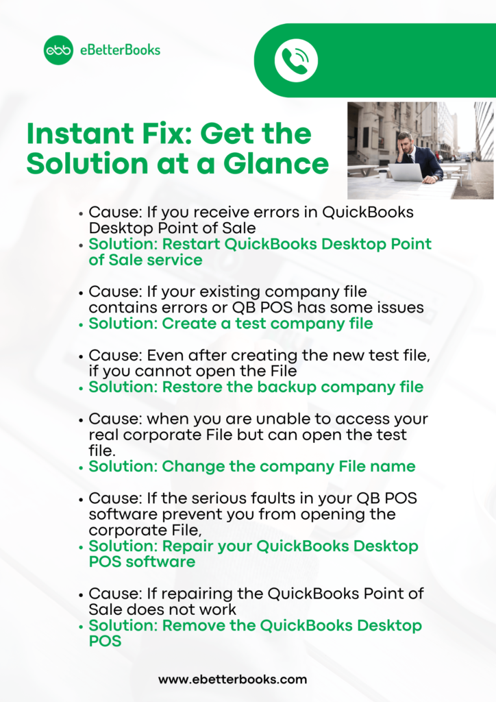 QuickBooks POS Failed To Open Company File Quick Fix