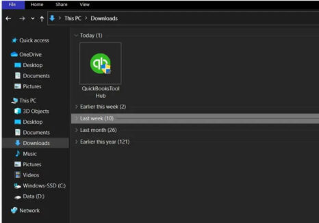 QuickBooksToolHub.Exe File