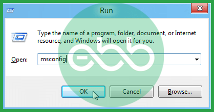 access Run by using the Windows+R key