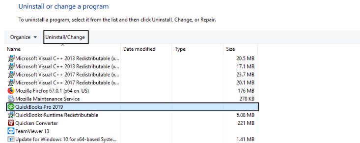Uninstall and Reinstall the QuickBooks Software