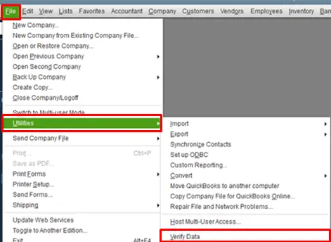 Verify your Company File Data