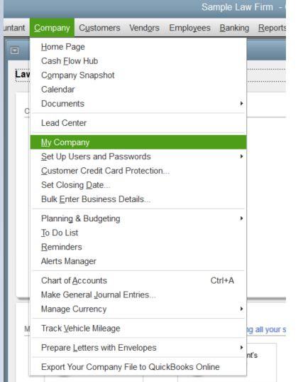 change closing entry in quickBooks