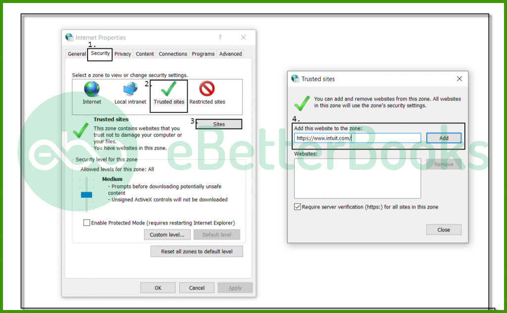 Check Internet Connection and QuickBooks Settings