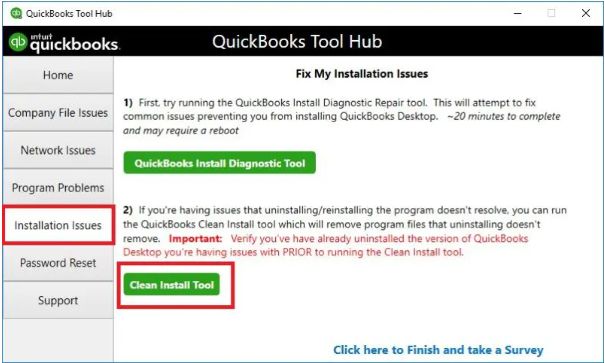 QuickBooks Clean Installation