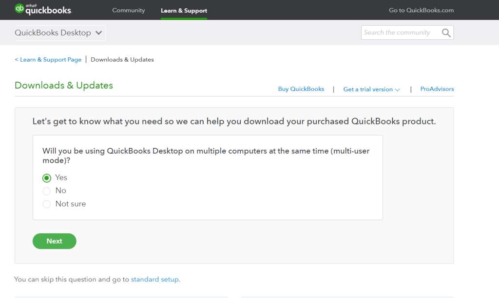 QuickBooks Desktop in multi user mod