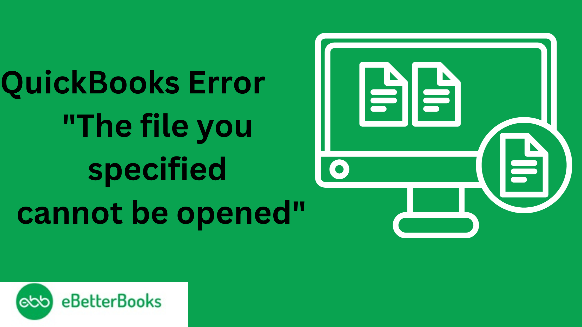 The file you specified cannot be opened QB error