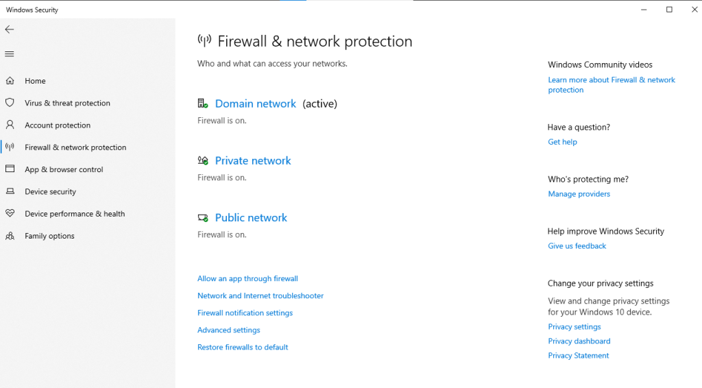 Turn off Microsoft Defender Firewall Temporarily 2