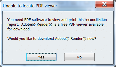 Unable to Locate PDF Viewer