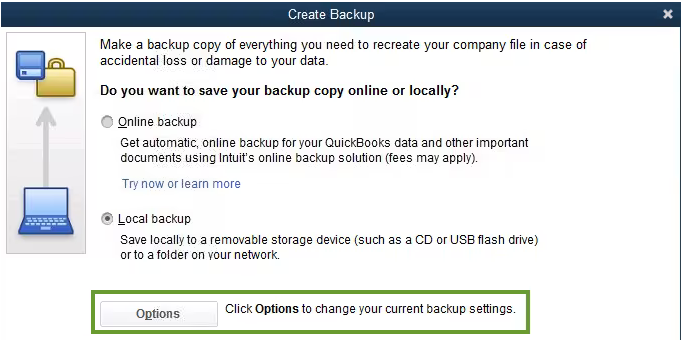Verify the Backup Directory in QuickBooks 2