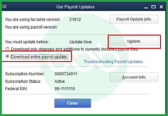 Payroll Tax Table