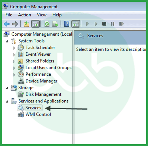 Computer Management Screen