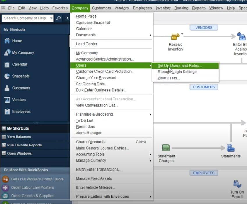 Admin access in QuickBooks Desktop, step-1