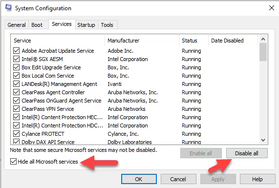 System Configuration