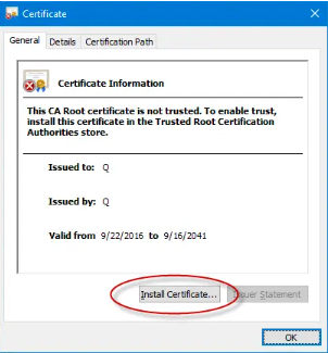 Install a Digital Signature Certificate