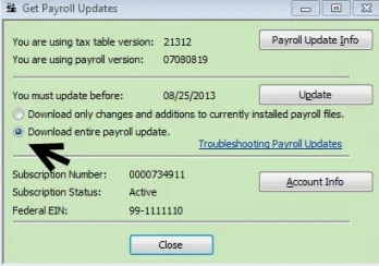 How to download the most recent Payroll Tax Table in QuickBooks Desktop?- Step-2