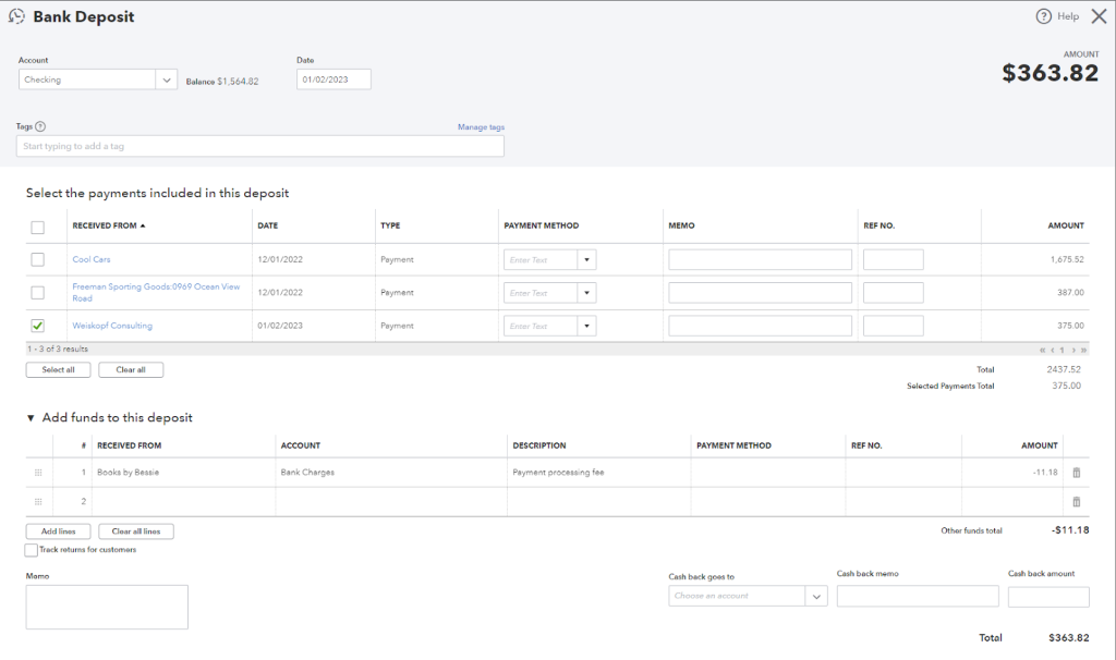 How to record credit card processing fees in QuickBooks Online 4