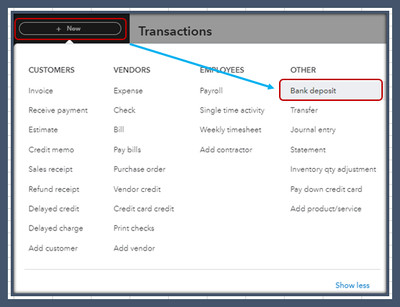 Record a payment made from a personal account 3