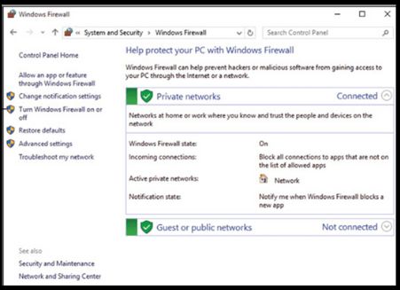 Configuring the Firewall Settings