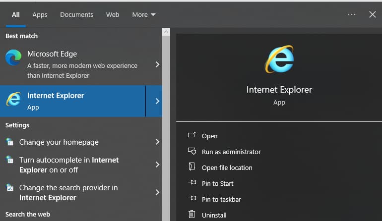 Internet Explorer