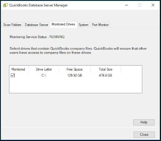 QuickBooks Database Server Manager