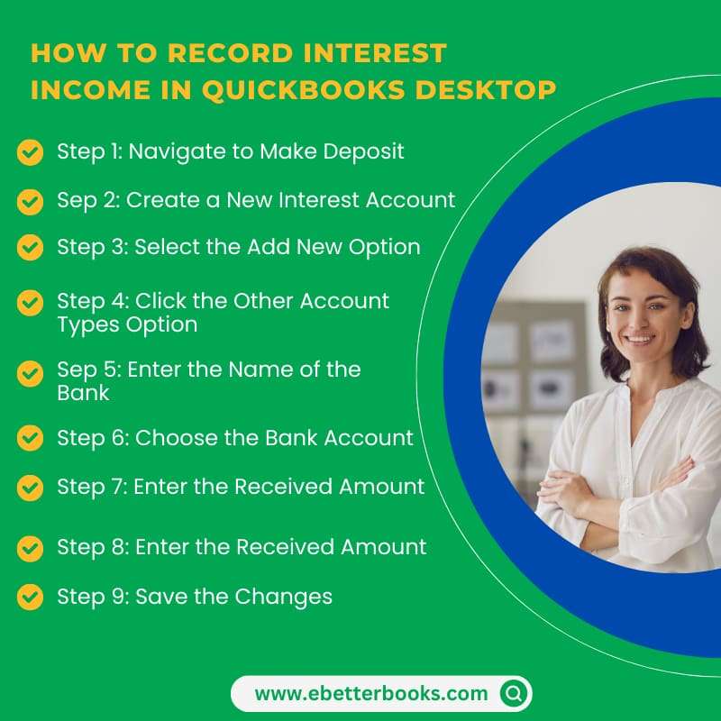 How to Record Interest Income in QuickBooks Desktop/Online?