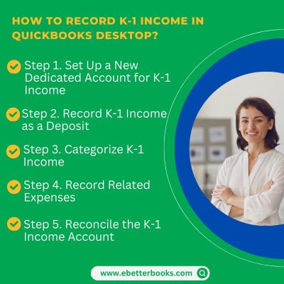 Record K 1 Income in QuickBooks Desktop