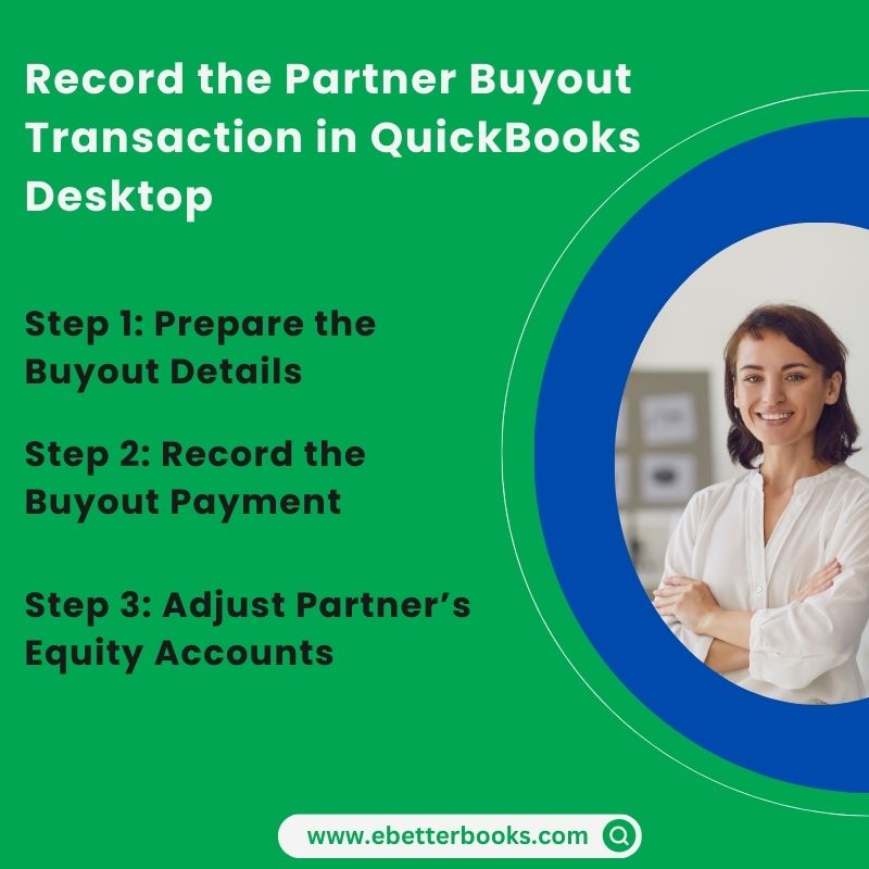 Record Partner Buyout Transaction in QuickBooks Desktop