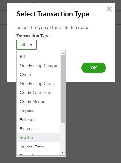 Transaction Types