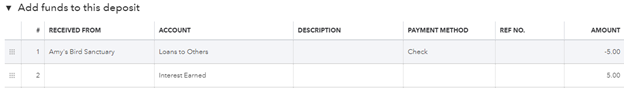 order to adjust a loan balance in QuickBooks