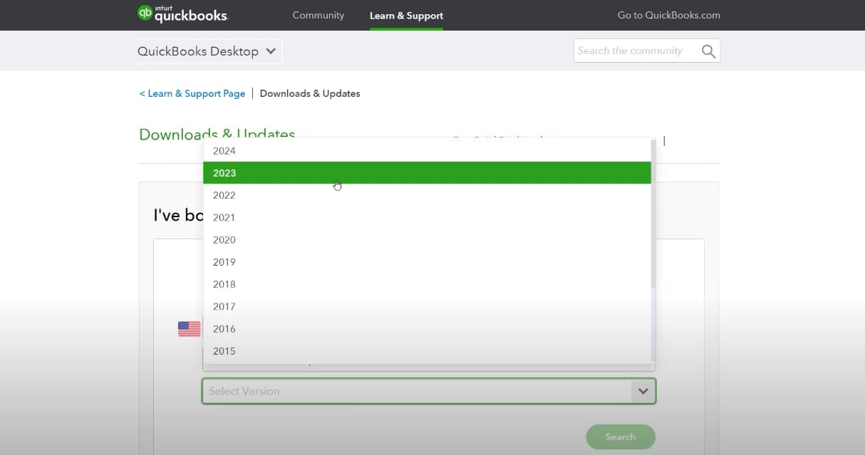 Download and Updates in QuickBooks Desktop 2023 to 2024