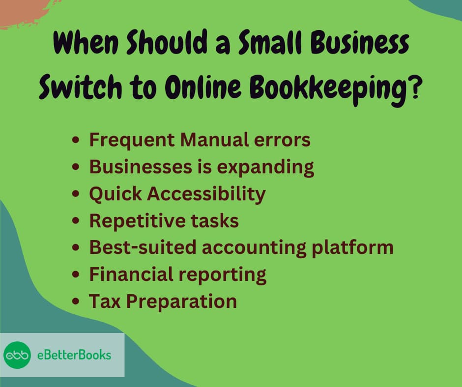 Small Business Switch to Online Bookkeeping