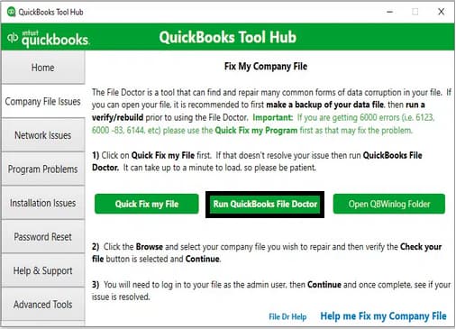 Using the Rebuild Data Tool