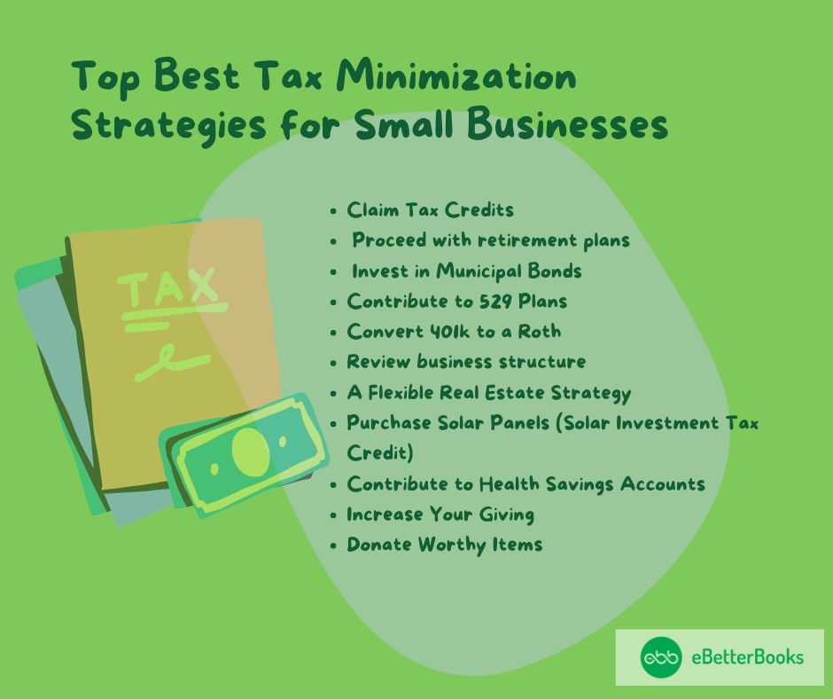 Top Best Tax Minimization Strategies for Small Businesses