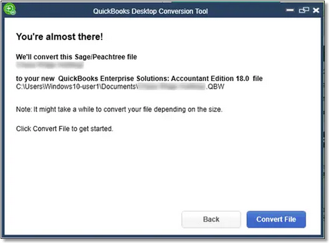 QuickBooks Conversion Tool