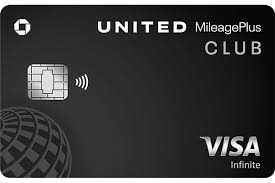 Chase United Club℠ Infinite – A high-end metal card with United Airlines perks and unlimited lounge access The Chase United Club℠ Infinite Card, a premium black metal credit card providing elite travel perks, lounge access, and airline rewards